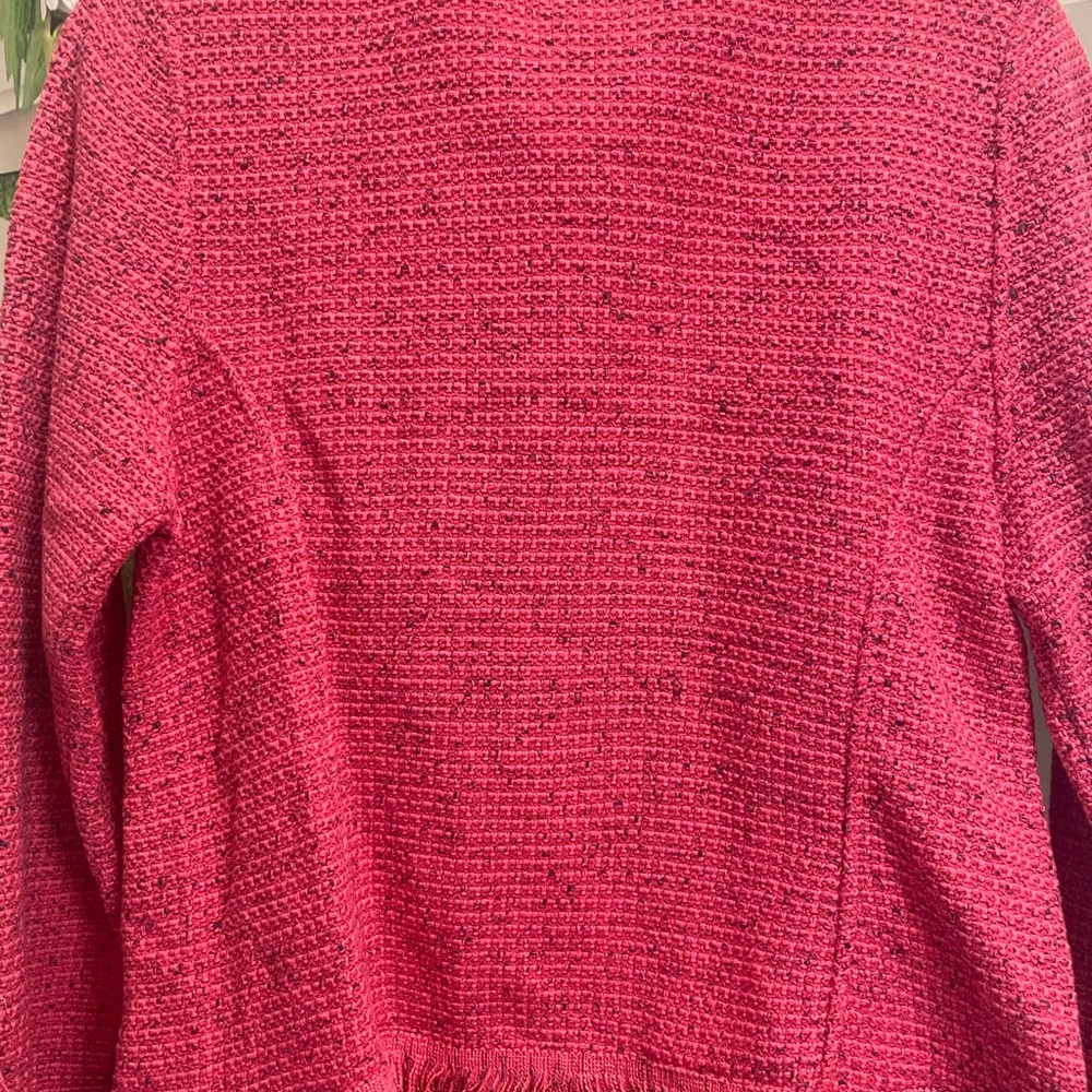 NIC+ZOE Pink Fringed Blazer - Picture 6 of 6